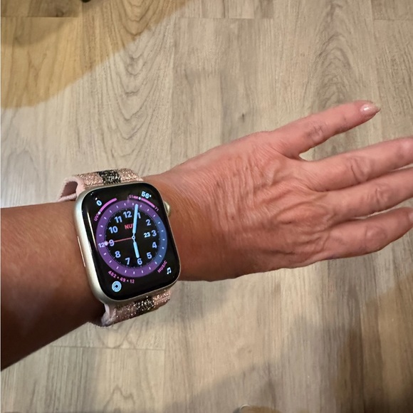 New Apple Watch band sparkle stripe adjustable removable strap - Picture 9 of 12
